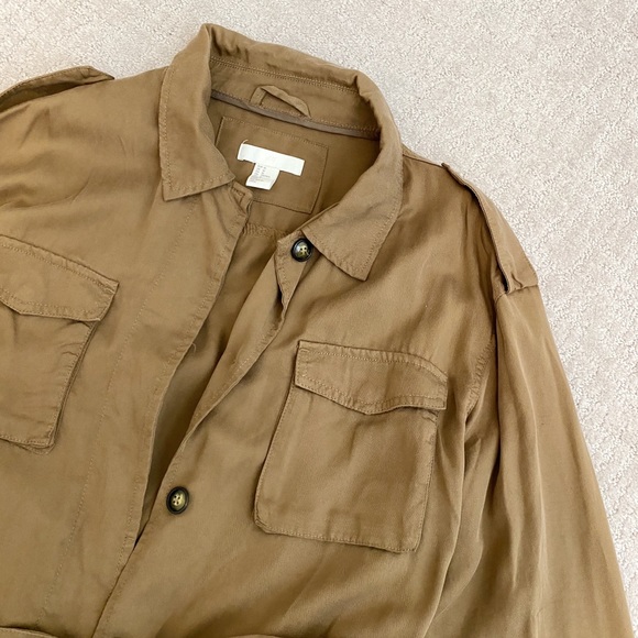 H&M Cargo Camel Jacket / Overshirt - Picture 3 of 4